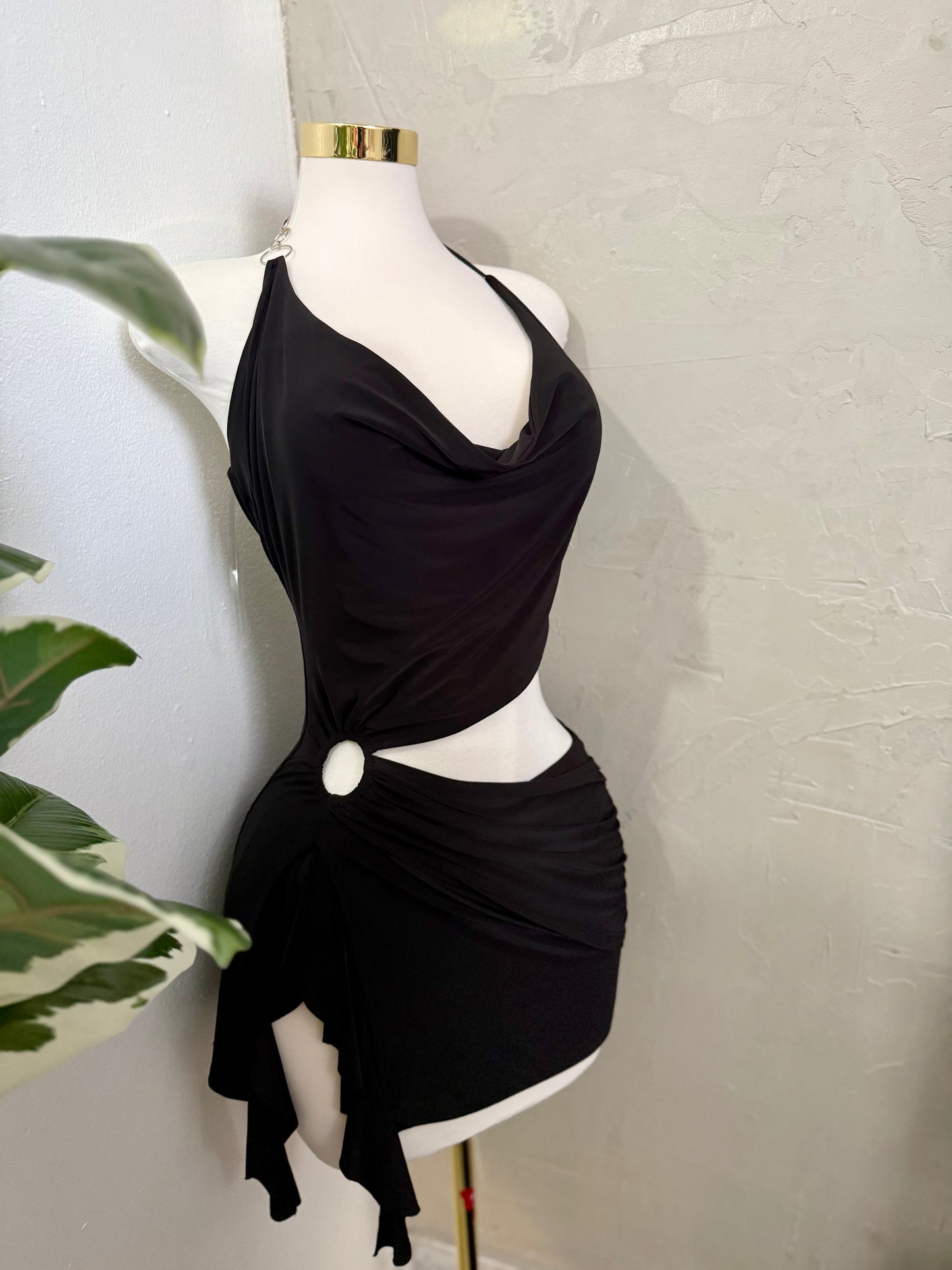 Black Sexy Mini Dress
