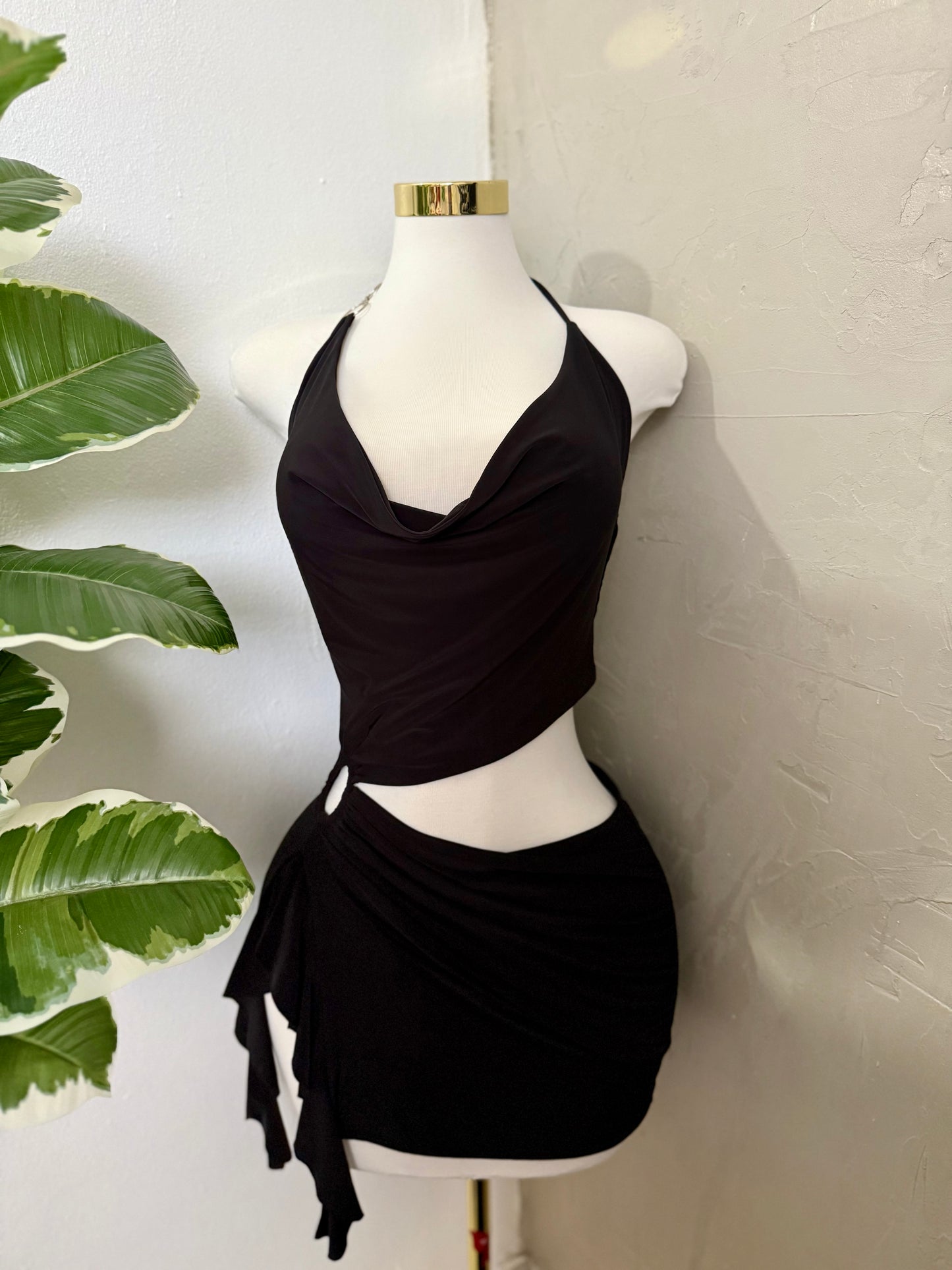 Black Sexy Mini Dress