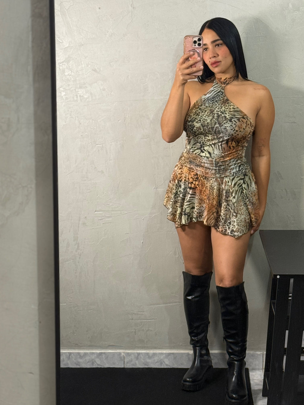 Top With Skirt Set