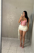 Rosé Butterfly Corset