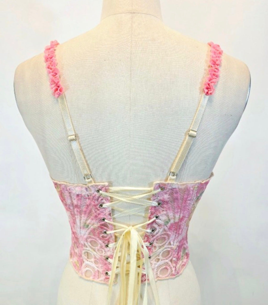 Rosé Butterfly Corset