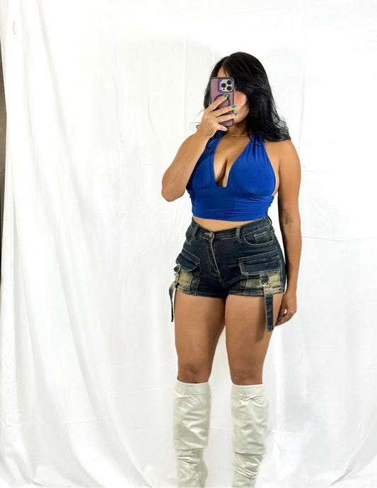 Top Azul Royal
