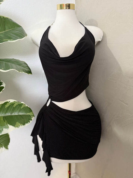 Black Sexy Mini Dress