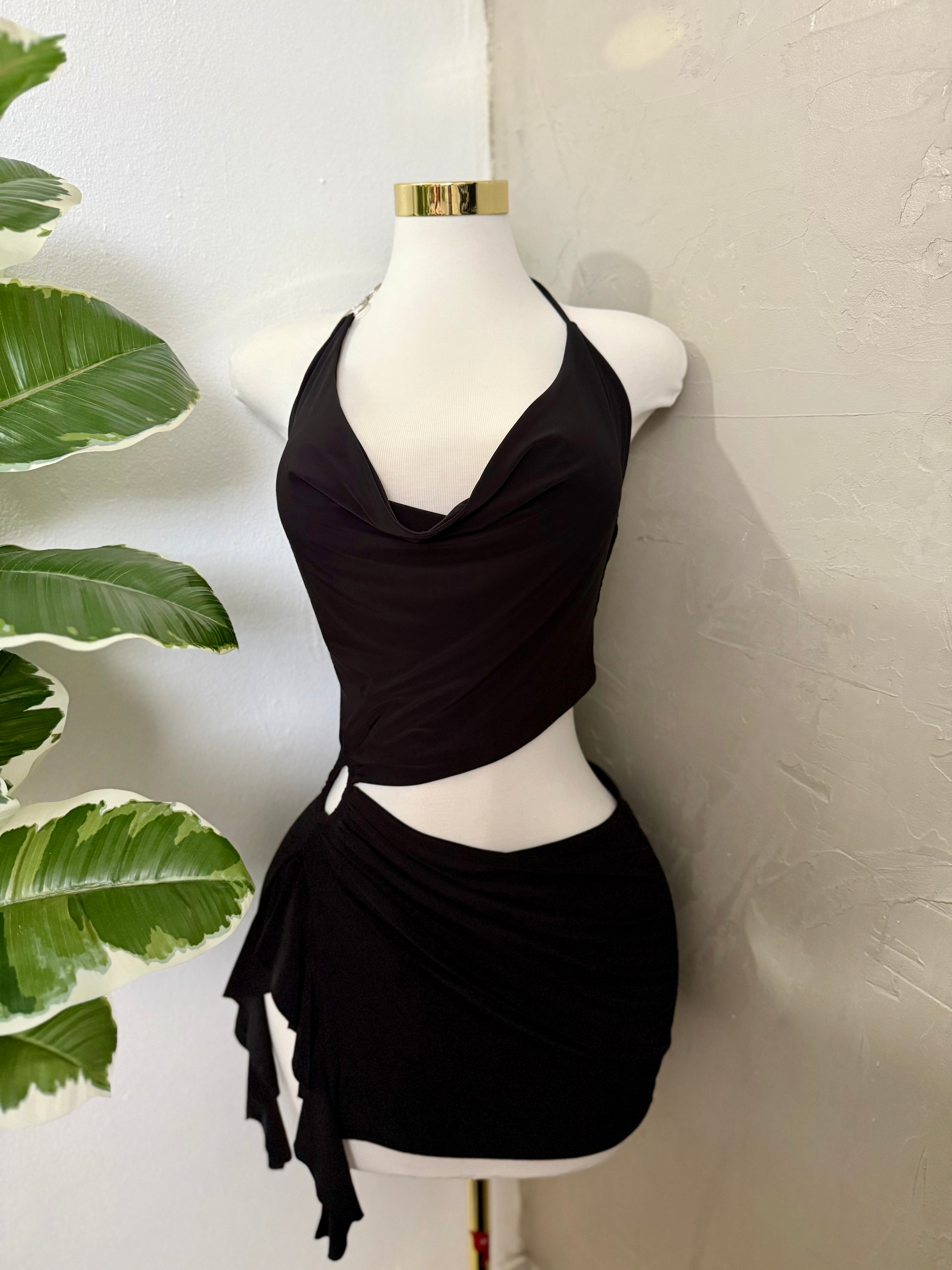Black Sexy Mini Dress