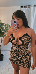 Dress animal print