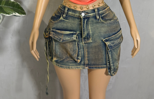 Falda estrech cargo
