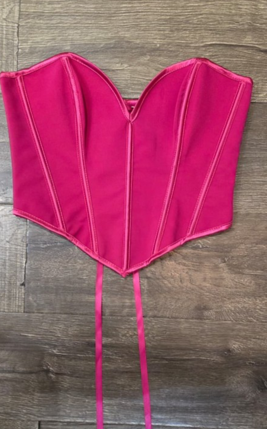 Corset Fucsia Ajustable