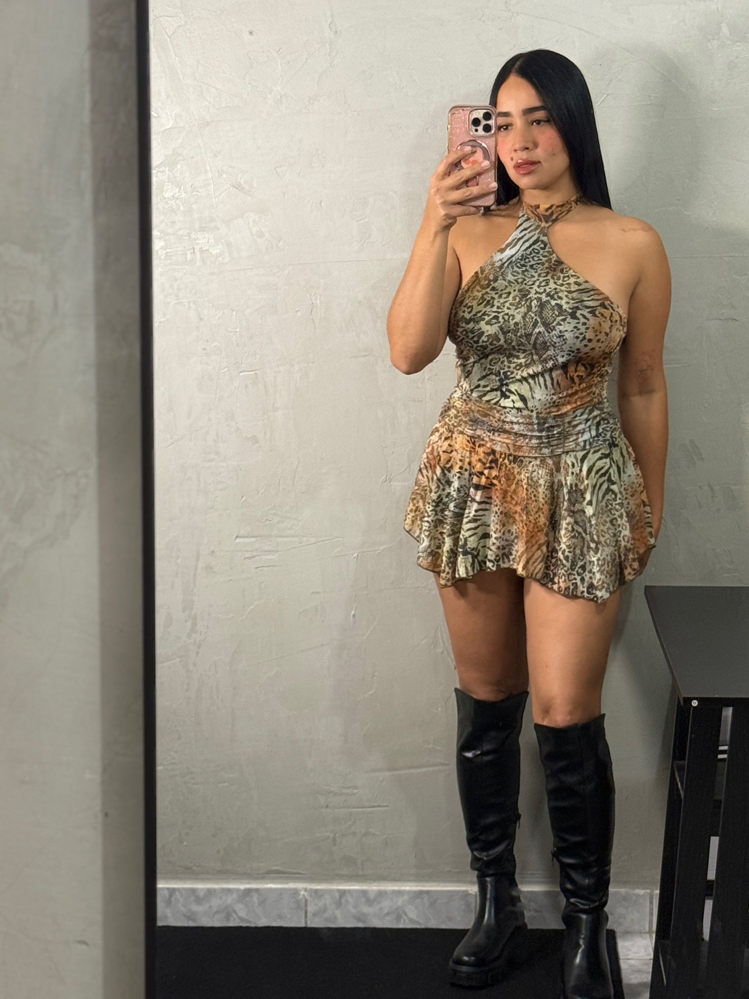 Top With Skirt Set